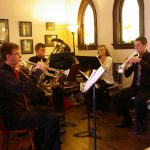 A Wind Ensemble Performs at an Easter Service